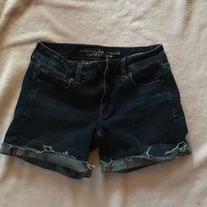 American Eagle Midi Denim Shorts